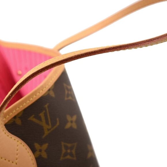 Louis Vuitton Monogram Rose Neverfull MM Shoulder Tote Bag - Picture 9 of 10
